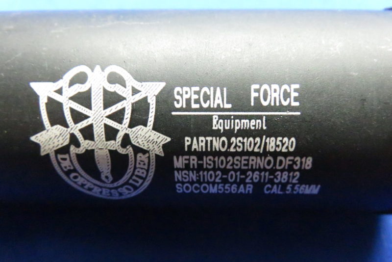 5KU SUREFIRE CA556 AR203タイプハイダー　サプレッサーのシルクプリント刻印
