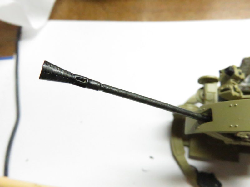 3.7cm Flak43 砲身の塗装2