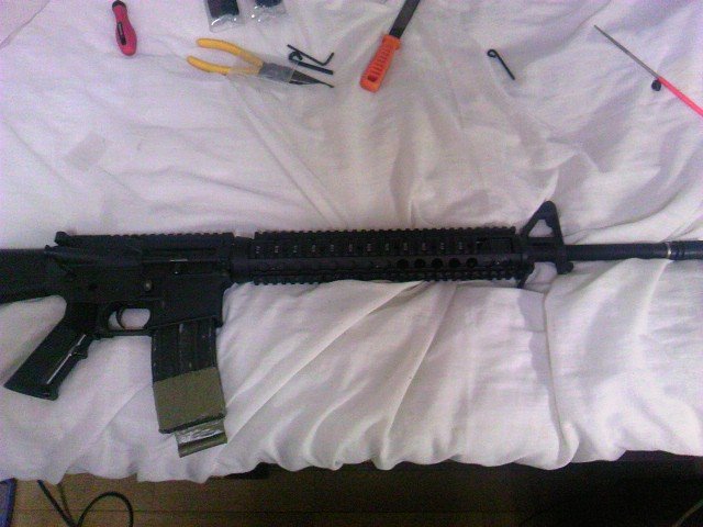 M5 RASを装着したM16A4 2