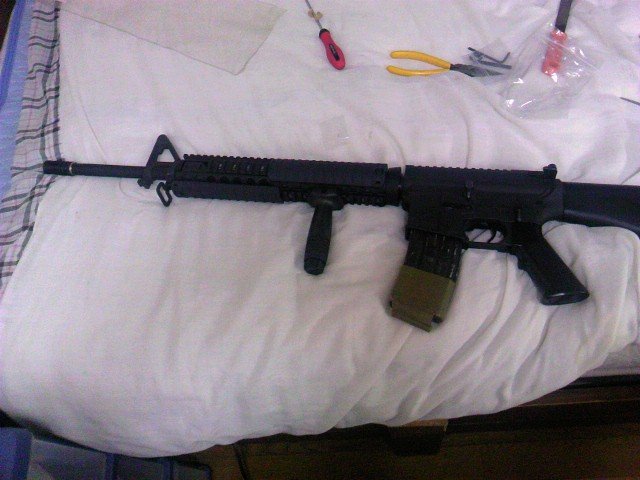 M5 RASを装着したM16A4 3