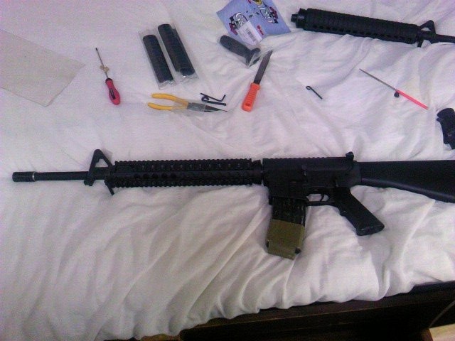 M5 RASを装着したM16A4