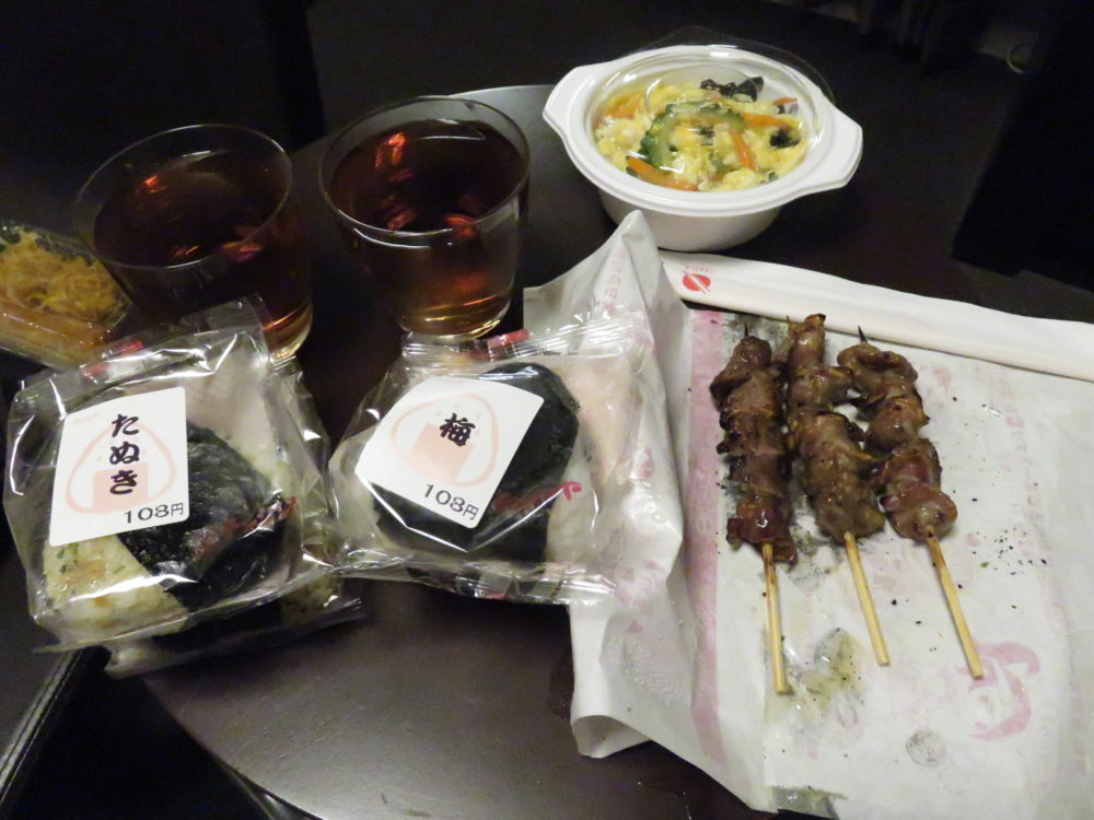 ホテルでの夕食