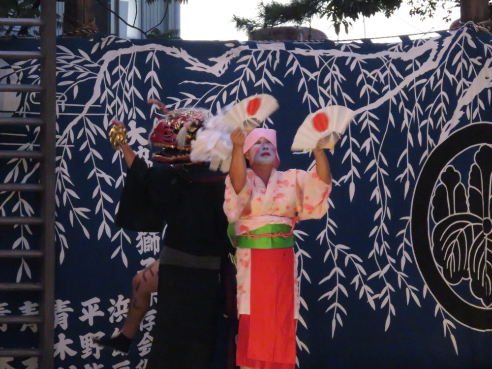 大脇神明社 『大脇梯子獅子』8