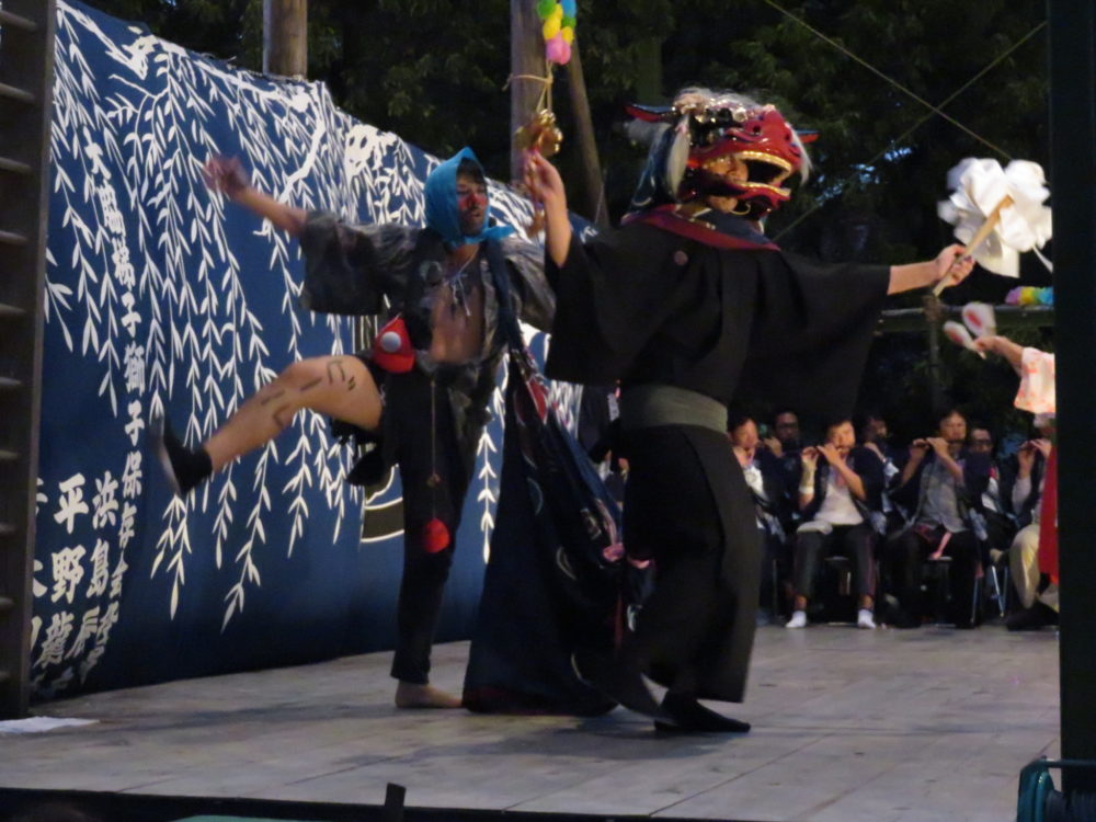大脇神明社 『大脇梯子獅子』11