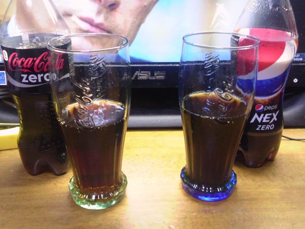 ペプシNEXゼロとコカコーラゼロの飲み比べ4