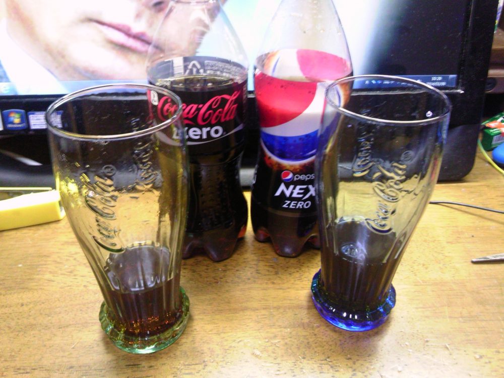 ペプシNEXゼロとコカコーラゼロの飲み比べ6