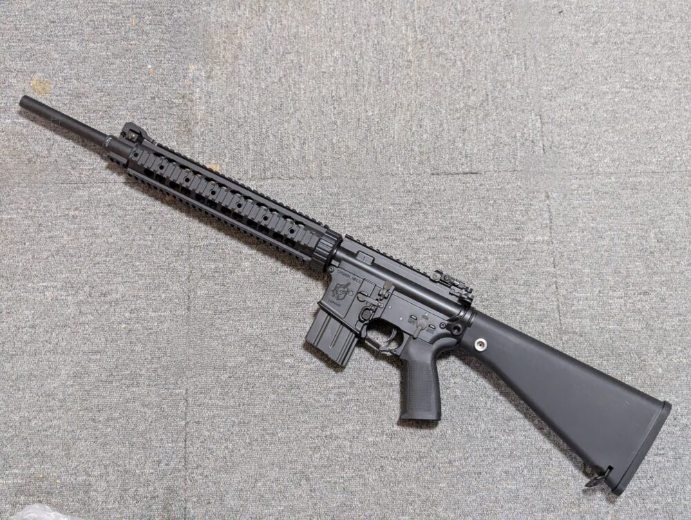 CYMA M105 SR-25タイプ FF RASハンドガード 12.25インチ　装着例