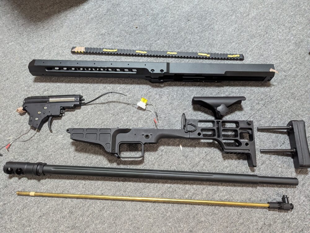 Snow Wolf バレットM98B　分解完了