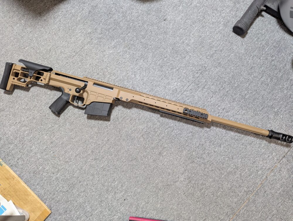 塗装が完了したバレットM98B